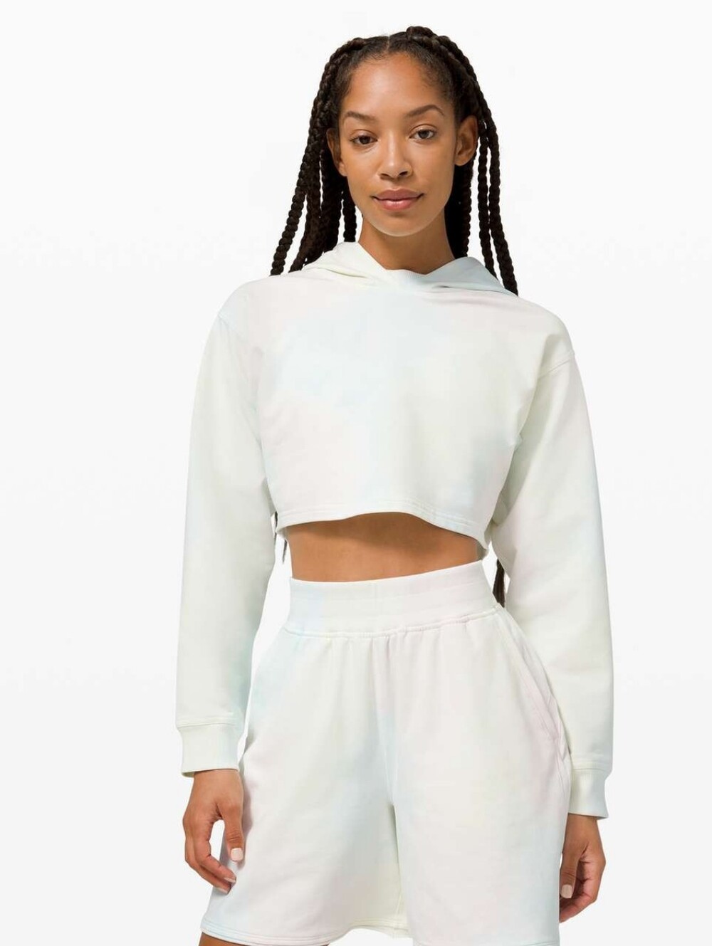 lululemon athletica LA All Yours Crop Hoodie & Shorts Set - Cotton Candy - Picture 3 of 13